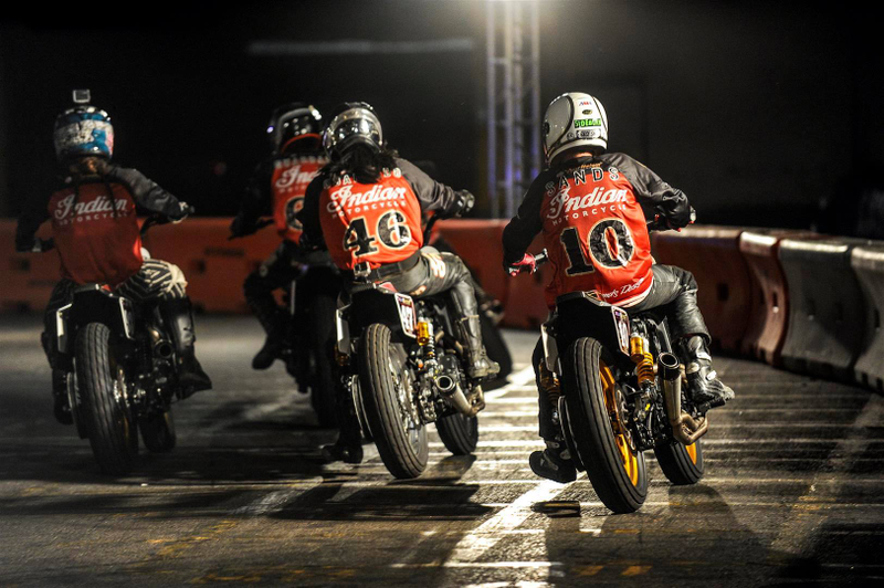 Illustration for article titled Indian's New Scout Sixty Is About To Go Flat Track Racing